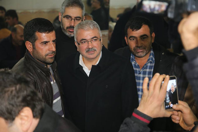 şahin ve akdoğan birecik caddesi ni gezdi