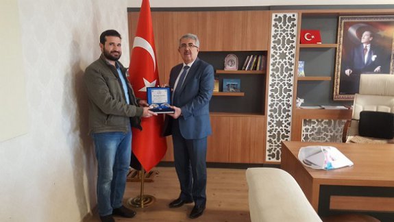 Akçekent İlkokulu/Ortaokulu Okul Aile Birliği Başkanından Ziyaret.