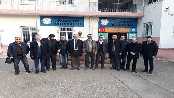 İlçe Milli Eğitim Müdürümüz Sayın Cengiz GÜNDEŞ, Akçakent İlkokulu/Ortaokulu´nu Ziyar