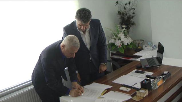 Muhtarlar ve osman gazi tip merkezi arasinda protokol
