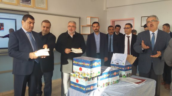 SODES projesi ile kitap dağıtımı yapıldı.