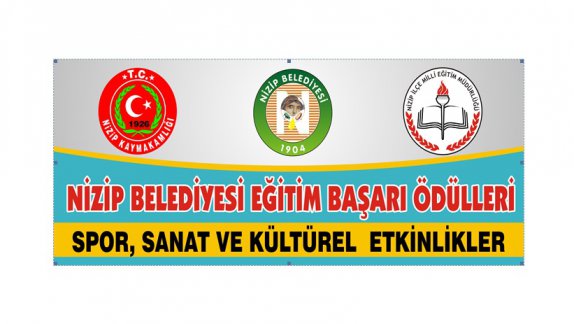 Nizip belediyesi eğitim başari ödülleri