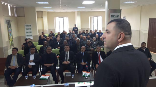 Ziraat odasi nda bilgilendirme toplantisi