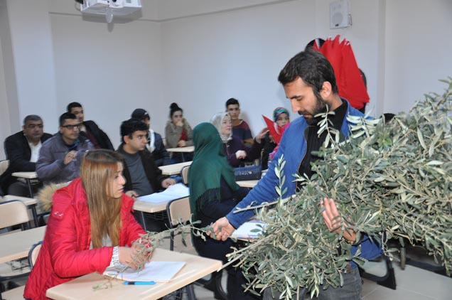 Engellilerden mehmetçik e zeytin dalli destek