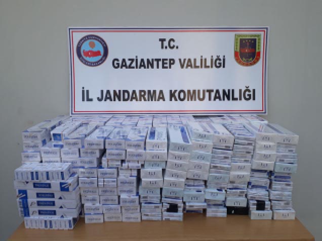 2500 kaçak sigaraya 1 gözalti