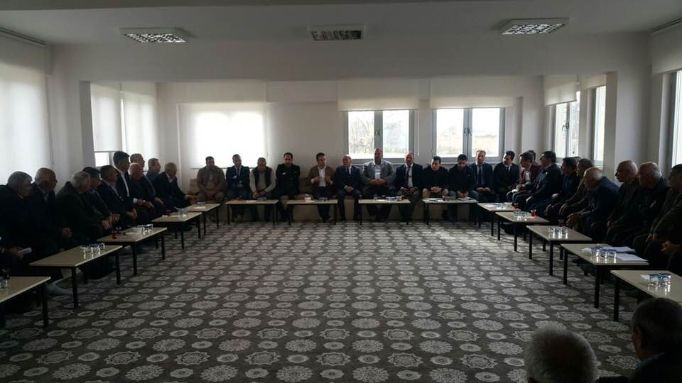 Kaymakam bilgin muhtarlar ile bir araya geldi