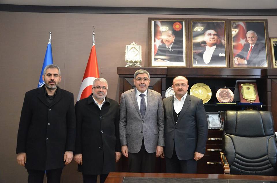 Ak parti il başkani özkeçeci ye hayirli olsun ziyareti