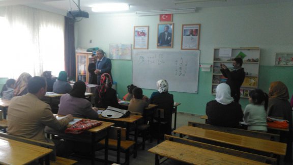 İlçe Milli Eğitim Müdürümüz Cengiz GÜNDEŞ´ten Okuma Yazma Kurslarımıza Ziyaret