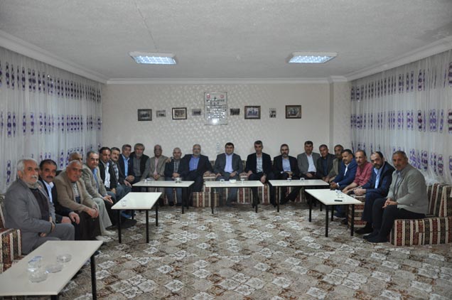 şahin ve akdoğan muhtarlarla buluştu