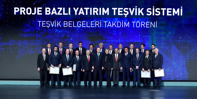Proje bazli yatirim teşvik sistemi beştepe de tanitildi