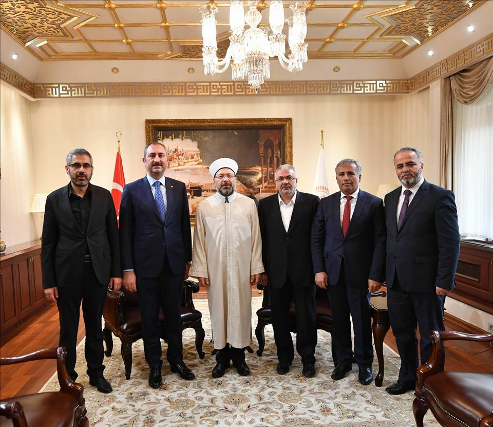 Gül ve akdoğan diyanet işleri başkani erbaş i ziyaret etti
