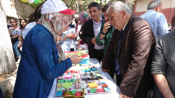 Nizip  Anadolu Lisesi Tubitak 4006 bilim fuarı açılışı yapıldı.