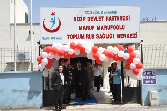 Toplum ruh sağliği merkezi nde açiliş töreni