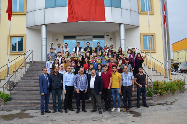 Nmyo işbirliği ile üyemiz özsari bulgur ve mercimek fabrikalarina teknik gezi düzenle