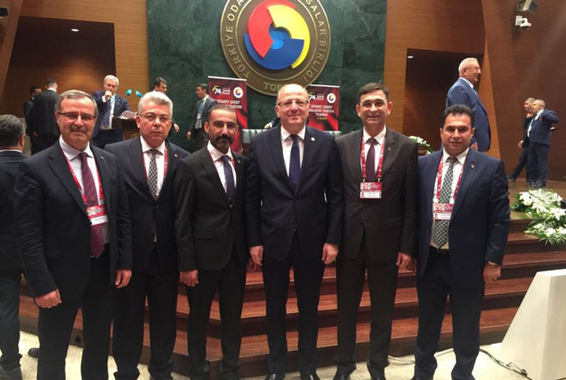 Nto başkani özyurt tobb hizmet şeref belgesi töreninde