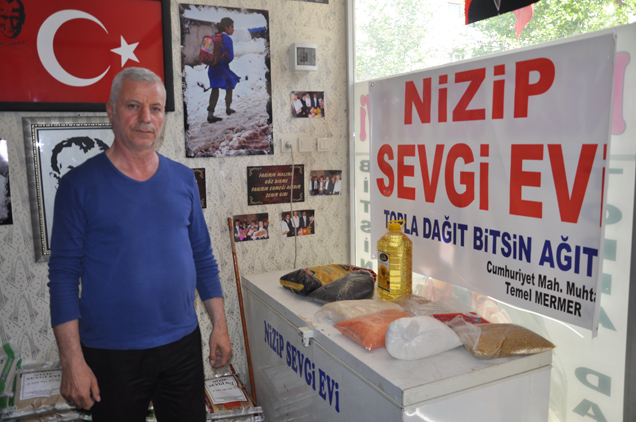 Sevgi evinden ramazan yardimi