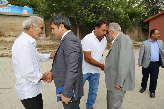 Belediye başkani akdoğan ve ak parti gaziantep milletvekili adayi şahin seçim gezisin
