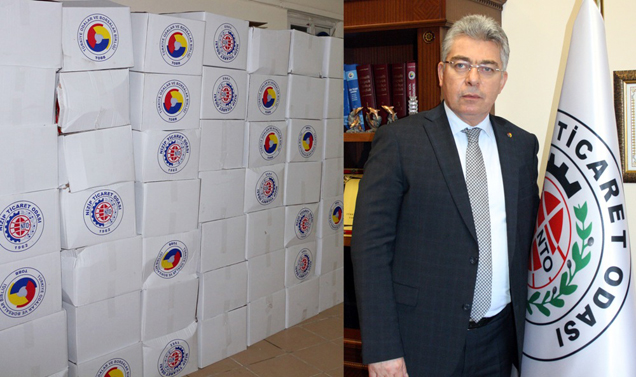 Nizip ticaret odasi ndan 925 aileye ramazan yardimi