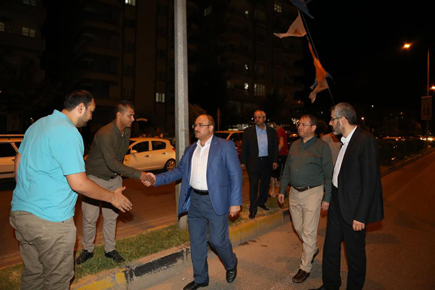 Akdoğan sari ve tancan dan partililere teşekkür