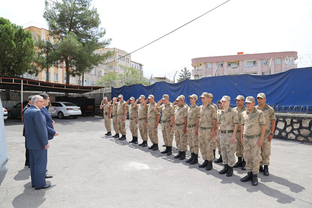 Protokol üyelerinden bayramlaşma programi