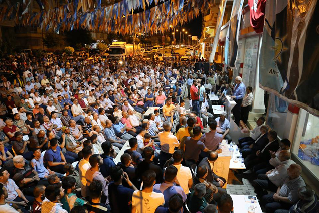 Milletvekili adayi erdoğan partilerlele buluştu