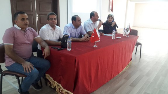 Geçici Eğitim Merkezlerinde Görev Yapan Öğretmen ve İdarecilere Mesleki Eğitim Tanıtı