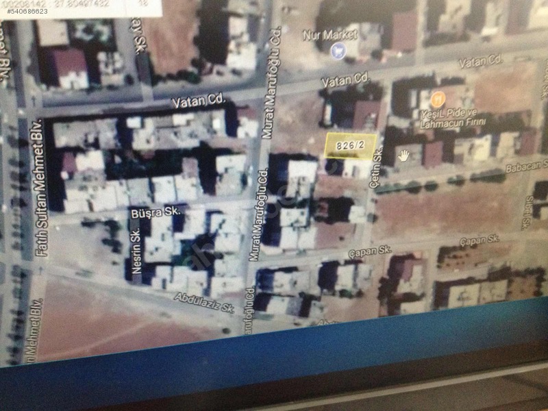 Yatirim gayrimenkulden atatürk mah.531 m2 arsa