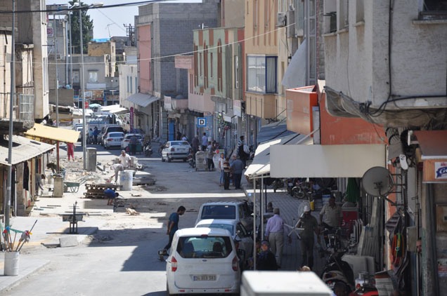 Uzun çarşi da çalişmalar başladi