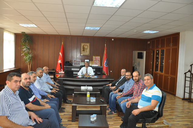 Basin mensuplarindan emniyet müdürü yaman a ziyaret