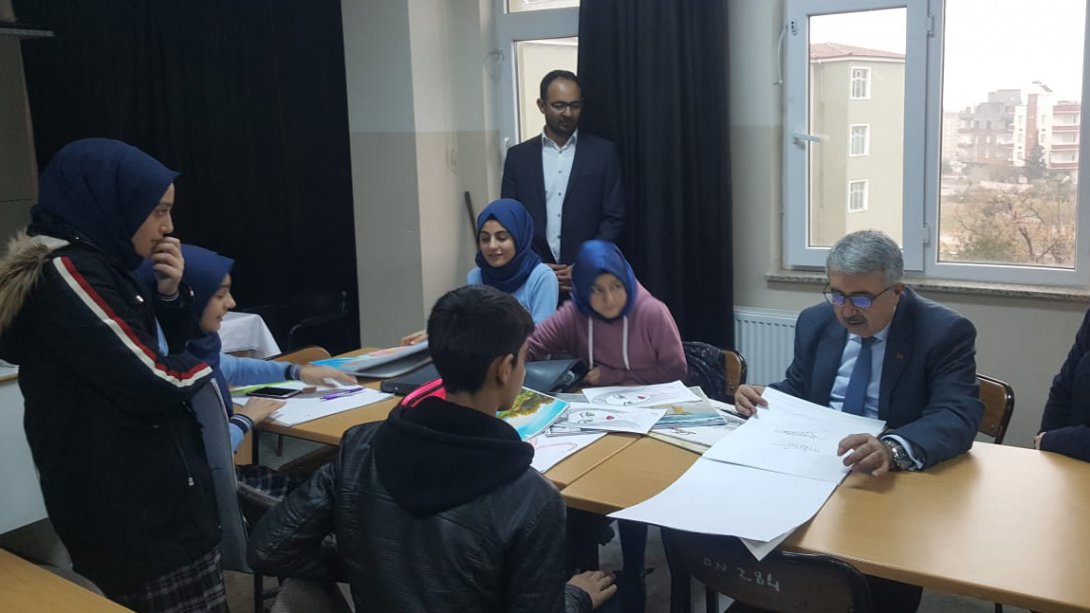 Ilçe milli eğitim müdürümüz cengiz gündeş´ten salih ilhan imam hatip ortaokulu´na ziy
