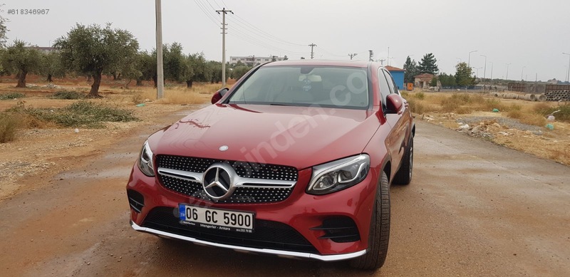 Kirmizi amg paket glc coupe kazasiz-boyasiz