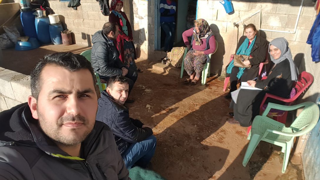 Alkan mtal yönetici ve öğretmenlerinden devamsiz öğrencileri okula kazandirilmasi çal