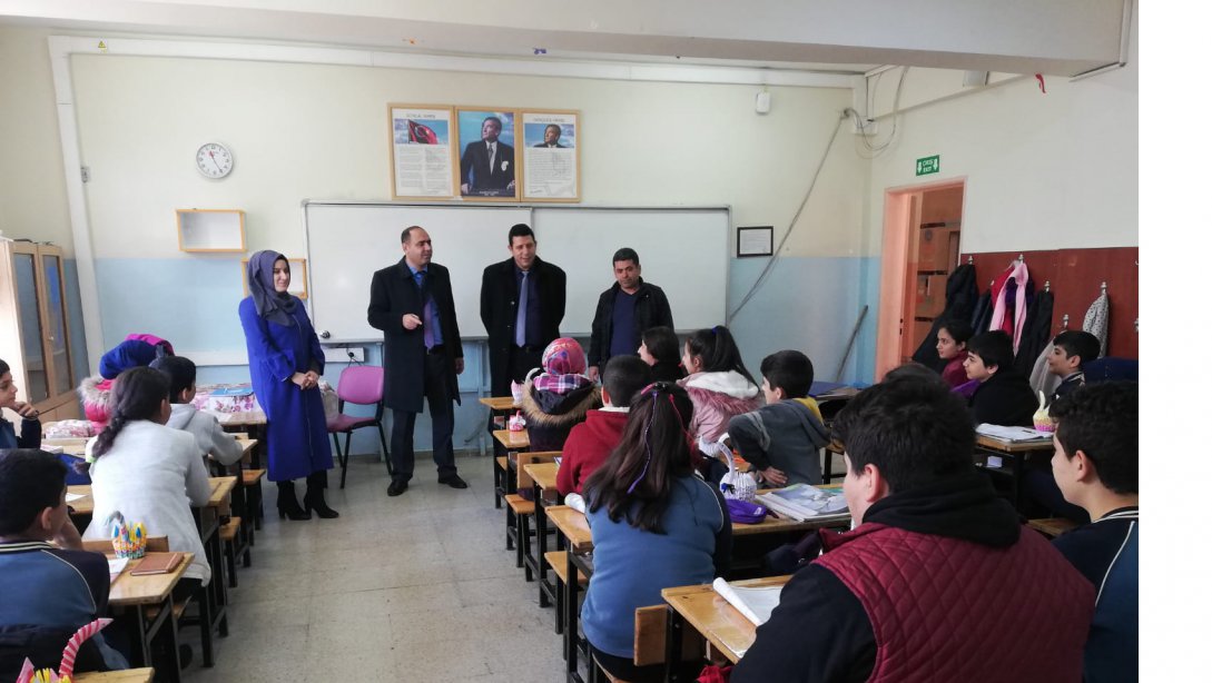 Bilal Saide Marufoğlu Ortaokulu Şube Müdürlerimiz Mehmet DEMİR ve Yusuf CİCE tarafınd