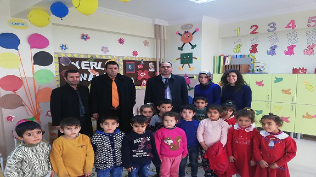 Şube Müdürlerimiz Mehmet DEMİR ve Yusuf CİCE Kumla İlkokulu/Ortaokulu´nu ziyaret etti