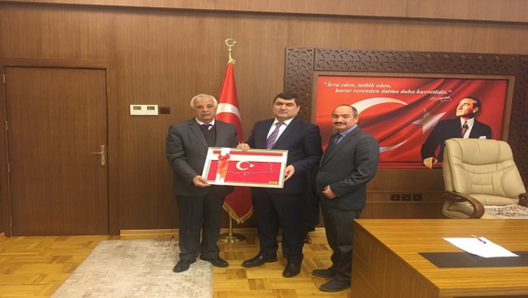 Nizip ilçe Milli Eğitim Müdür V. Sayın  M. Mahmut Gökçe´den İlçe Kaymakamımız Sayın K