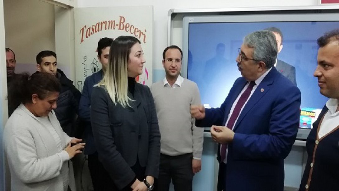 İlçe Milli Eğitim Müdürümüz Sayın Cengiz GÜNDEŞ, Gevence İlkokulu/Ortaokulu´nu ziyare