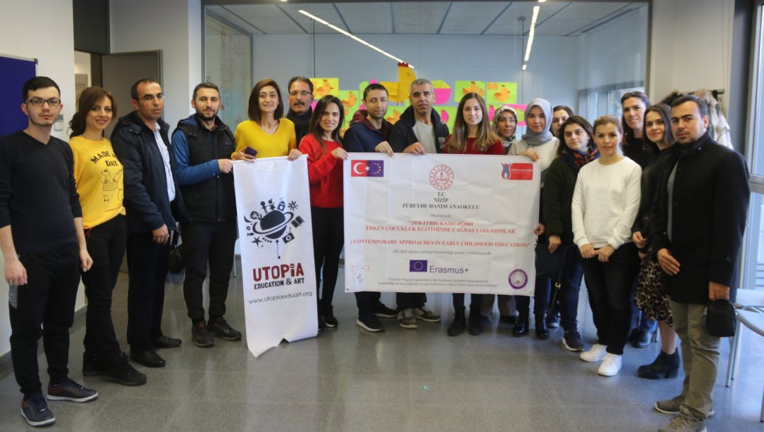 İlçemiz Zübeyde Hanım Anaokulu Ka101  AB Projesi kapsamında İspanya´nın Barcelona şeh