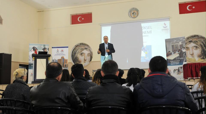 Sanko üniversitesi nizip ilçesinde bilgilendirme yapti