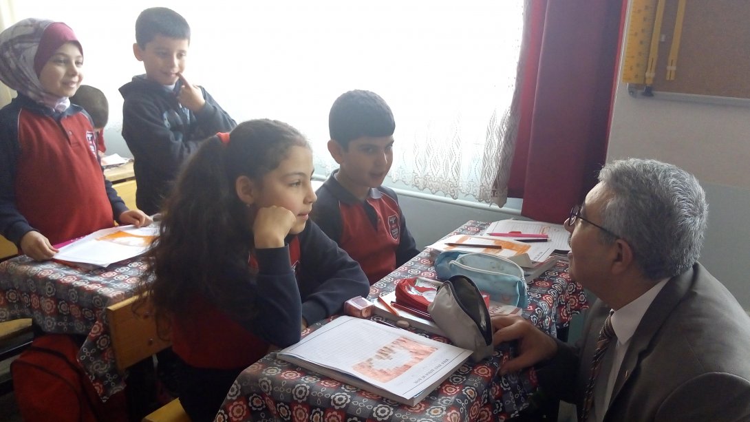 İlçe Milli Eğitim Müdürümüz Cengiz GÜNDEŞ´ten Tekel İlkokulu´na Ziyaret