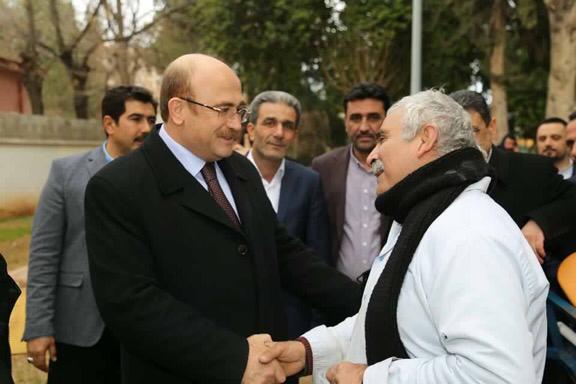 Mehmet sari birecik caddesi esnafiyla buluştu