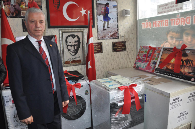 Yetim çocuklarin istekleri yerine getirildi
