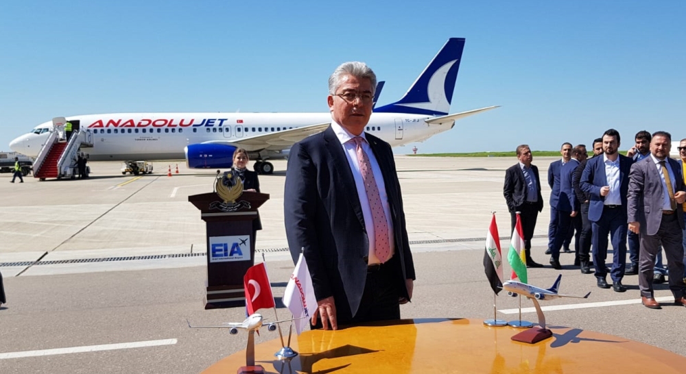 Gaziantep – Erbil Arası Uçak Seferleri Başladı
