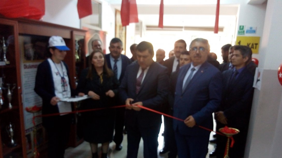 Alkan MTAL Tübitak Bilim Fuarı Açılışı İlçe Kaymakamımız Sayın Kemal ŞAHİN tarafından