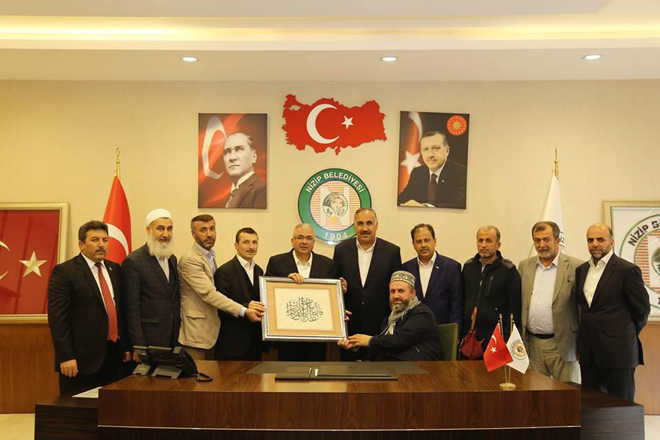 Stk lardan akdoğan a teşekkür ziyareti