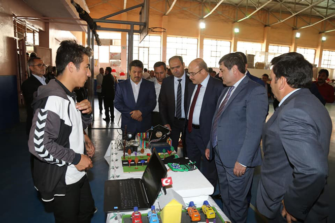 şahin ve sari fuar açilişina katildi