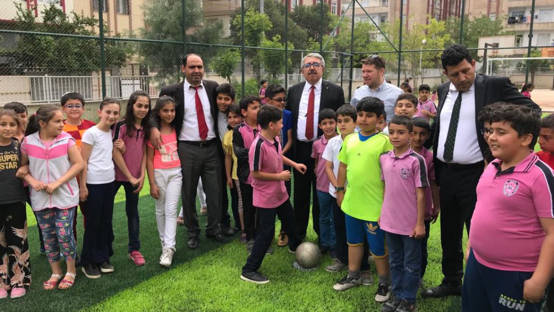 İlçe Milli Eğitim Müdürümüz Sayın Cengiz GÜNDEŞ, Şube Müdürlerimiz Sayın Mehmet DEMİR