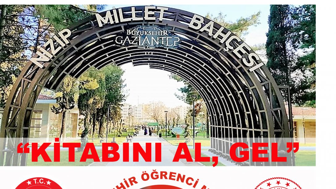 Gazişehir ilçe öğrenci meclisimizin karari ile "kitabini al, gel" okuma etkinliği düz