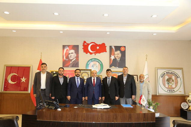 Başkan fadiloğlundan başkan sariya ziyaret