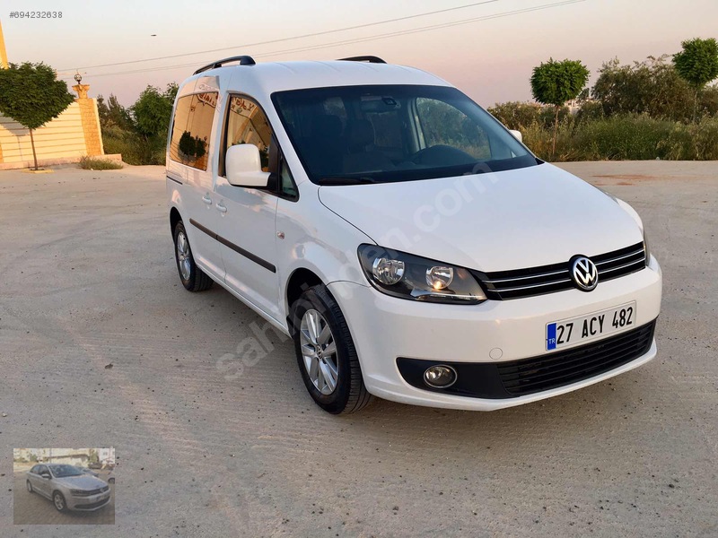 2.sahibinden boyasiz 2013 model 1.6 tdi comfortline caddy