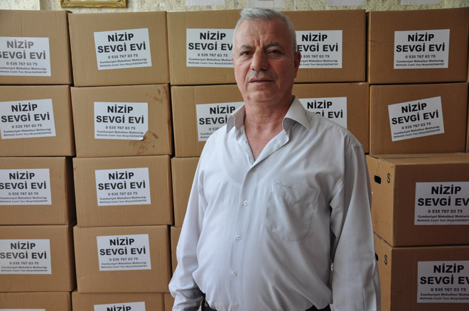 Nizip sevgi evinden ramazan yardimi
